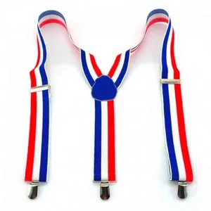 Bretelles - PTIT CLOWN - Tricolores - Accessoire déguisement - AdulteVendu parcdiscount