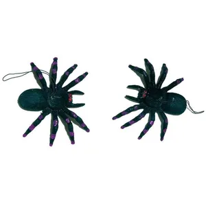 Décoration Halloween - PTIT CLOWN - Araignées - Lot de 2 - Couleur Aléatoire - Réalistes pas cher