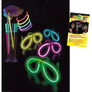 Comparateur de prix : Kit de fête fluo - PTIT CLOWN - 20 pièces - Noir - Idéal pour les fête...