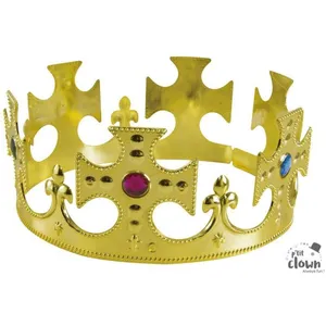 Couronne de Roi - Marque - Modèle - Multicolore - Jaune - Adulte MixteVendu parcdiscount