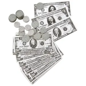 Comparateur de prix : P'TIT Clown re15021 - Set de dollars, billets et p