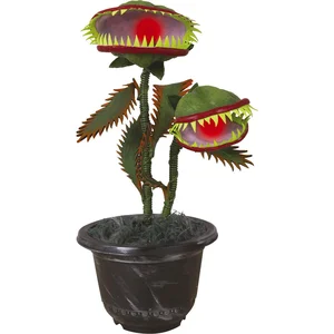 CED Plante Carnivore Animée (Décoration Son Et Lumière pas cher