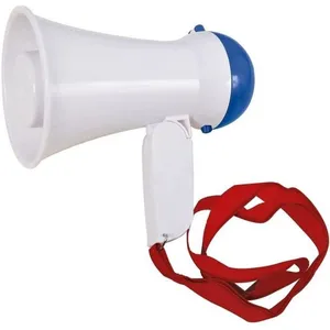 PTIT CLOWN Mégaphone supporter France tricolore bleu, blanc et rouge de 16 cm (x1) REF/84001