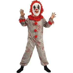 PTITCLOWN Déguisement Clown Terrifiant Enfant - Clown - Blanc Polyeste...