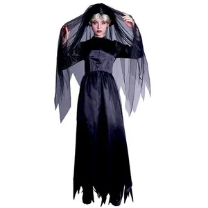 Déguisement Mariée Fantôme Femme L Noir 77003 pas cher