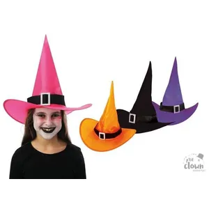PTIT CLOWN CHAPEAU DE SORCIÈRE ENFANT 4 ASS pas cher