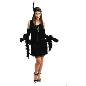 Robe Charleston Femme - PTIT CLOWN - Déguisement Années 20 Carnaval Fê...Vendu parcdiscount