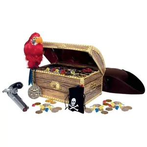 Coffre de pirate - Décoration halloween pas cher