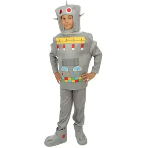 Déguisement de Robot - PTIT CLOWN - Enfant - 5/6 ans - Gris
