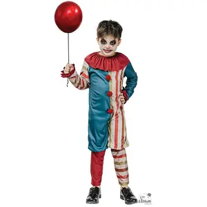 Jongens Halloween Vintage Killer Clown pakje Maat 116-134Vendu parbol