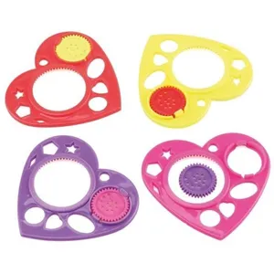 Mini jouets Spirographe - PTIT CLOWN - Lot de 4 - Multicolore - Pour enfants - Mixte pas cher