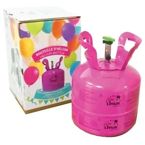Bouteille d'hélium - PTIT CLOWN - 0,20m3 - Simple à utiliser - Non-rechargeable - Pour 20 ballons pas cher