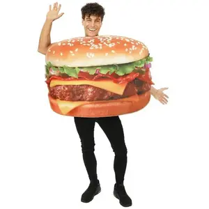 Costume burger - adulte - taille unique - Unique pas cher