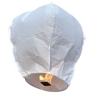 Motomo Lanterne Céleste Blanche Sans Métal 1m - Blanc pas cher