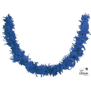 Boa à plumes bleu - PTIT CLOWN - Simple Uni - 1,80m - LégerVendu parcdiscount