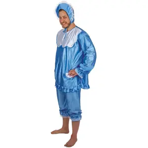 Costume bébé bleu T.S/M - Marque - Modèle - Couleur principale: Blanc - Type de public: Bébé - Genre: Mixte pas cher
