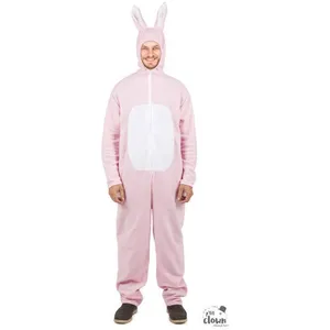 SANS Déguisement Lapin Rose Adulte - PtitClown - Combinaison à Capuche... pas cher