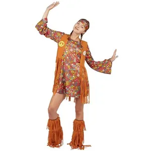 Déguisement Hippie Femme - PTIT CLOWN - Taille L/XL - MulticoloreVendu parcdiscount