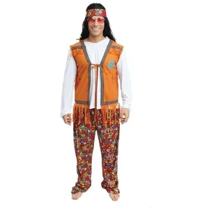 Costume Hippie Homme - PTIT CLOWN - Taille S/M - Multicolore pas cher