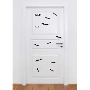 P'TIT Clown re22937 - Lot de 12 stickers chauve-souris 16 à 32 cm
