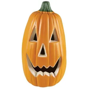 PTITCLOWN DÉCORATION CITROUILLE LUMINEUSE 34CM- DECORS DE TABLE HALLOWEEN pas cher