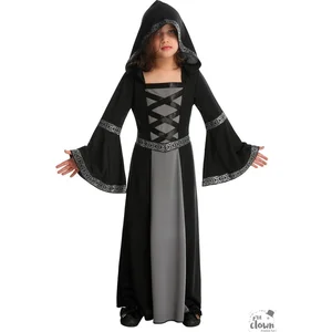 P'TIT Clown Halloween Meisjes Verkleedjurkje High Priestess Maat 110-120 pas cher