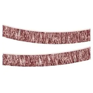1 Guirlande de cheveux rose gold métallique pour décoration de salle (...