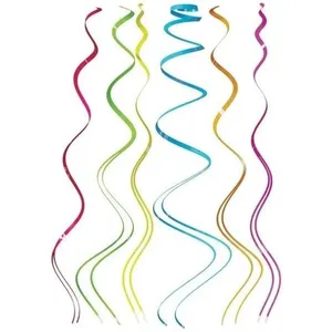 P'TIT Clown re22644 - Lot de 12 spirales métalliques à suspendre Multi...