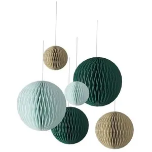 P'TIT Clown re22613 - Lot de 6 boules alvéolées vertes