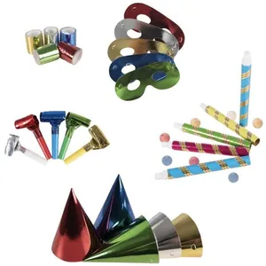 Comparateur de prix : PTIT CLOWN 1 Kit festif métallique cotillons pour 5 personnes REF/22403