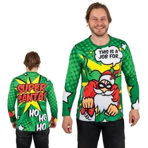 PTIT CLOWN - T-shirt de Noël Adulte Super Santa Claus pas cher