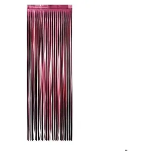 C&L Rideau lamé - pourpre matte