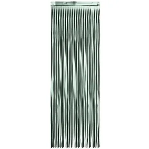 1 Rideau lamé vert Olive/Sauge matte pour décoration porte 2.40m x 1m ... pas cher