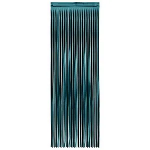 PTIT CLOWN 1 Rideau lamé bleu pétrole matte pour décoration porte 2.40m x 1m REF/22751