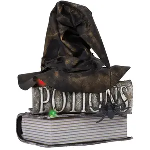 Automate Chapeau de sorcière bavard - PTIT CLOWN - Automate Halloween Animé Sonore Lumineux - Animatronique - Animatronics - 30 pas cher