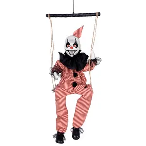 Automate Halloween à suspendre - PTIT CLOWN - Clown sur balançoire - H... pas cher
