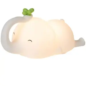 Veilleuse tactile en silicone éléphant (17 cm) pas cher