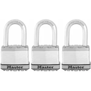 Cadenas Haute Sécurité - MASTER LOCK - M115EURTRILF - A Clé - Acier La...