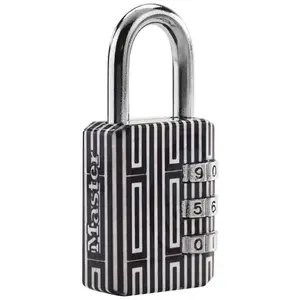 MASTER LOCK Cadenas 3 chiffres décor 30mm en blister