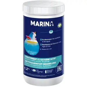 MARINA Oxygène Actif Mini Galets 20g 1,2KG Piscine et Spa pas cher