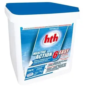 HTH Chlore 6 actions en galets spécial liner Maxitab Action 6 Choco 5 ... pas cher