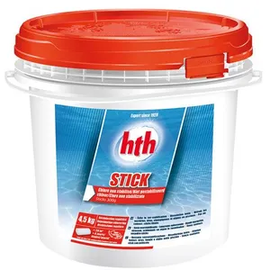 Chlore non stabilisé en stick 4,5 kg - HTH pas cher
