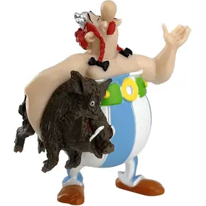 Plastoy - Astérix - Obélix draagt een zwijn Figuur pas cher