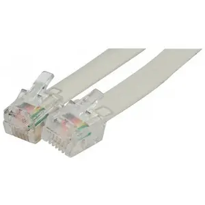 EXC CUC Cordon téléphonique RJ12 / RJ12 ivoire - 7 m (935600) - Exertis Connect pas cher