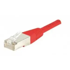 Comparateur de prix : KONEKTIKPC Cordon RJ45 patch FTP CAT 5e Rouge -  0,50 m