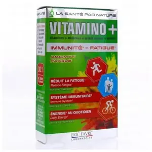Eric Favre Eric Favre Vitamino+ Vitamines Et Minéraux 30 ComprimésVendu parrakuten