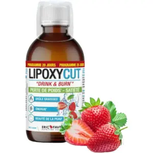 Eric Favre Lipoxycut Perte de Poids Satiété Goût Fraise 500 ML pas cher