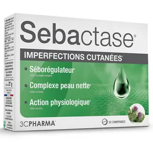 3C Pharma Sebactase 30 comprimés pas cher