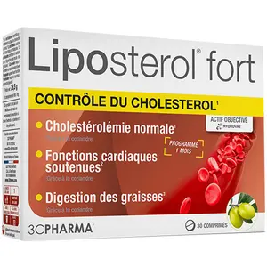 3C Pharma Lipostérol Fort 30 comprimés pas cher