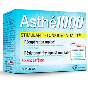 3C Pharma Asthé1000 10 sachets pas cher
